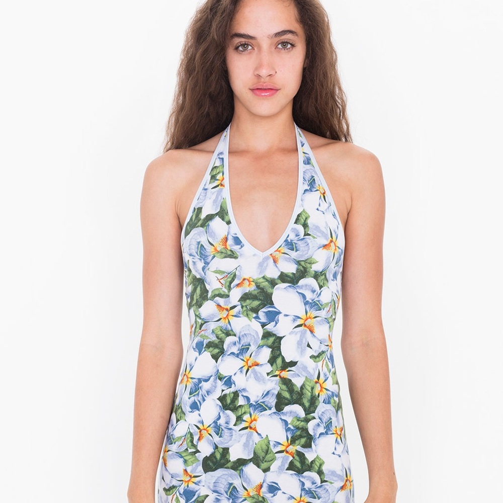 🌷🌻🌺 American Apparel Floral Halter Dress 🌿💐🌸